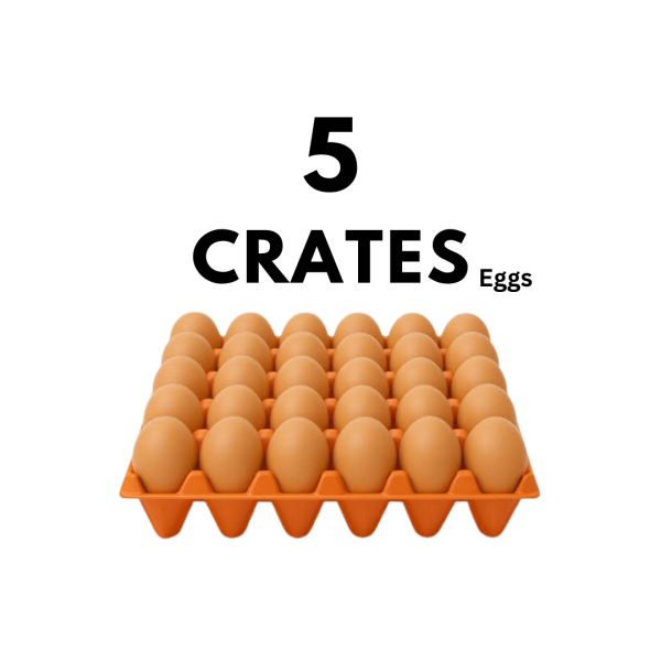 5 Crates Of Eggs